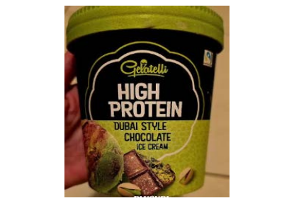 Rechemare înghețată Gelatelli Dubai Lidl România – alergen nuci caju nedeclarat