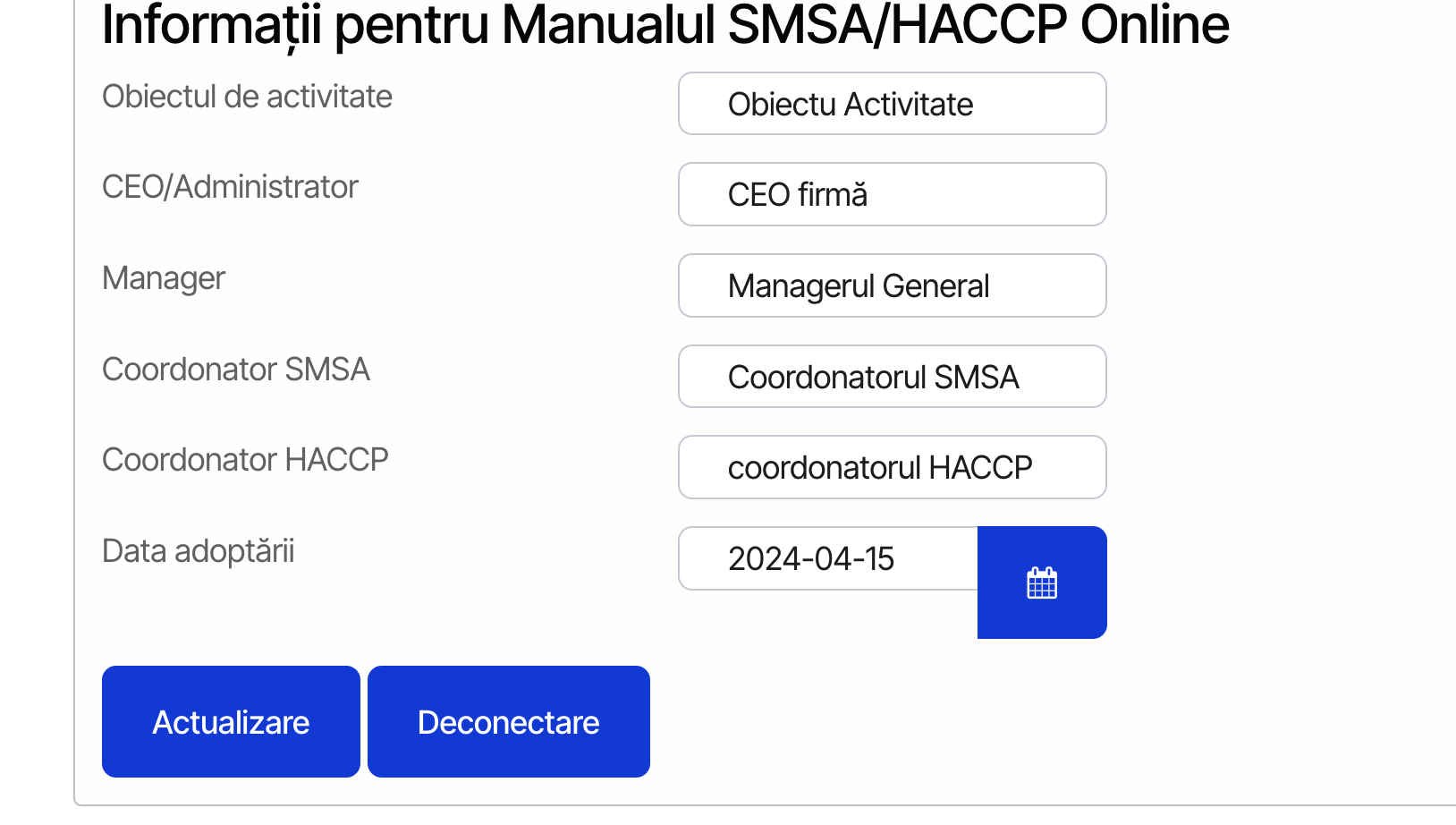 cont utilizator