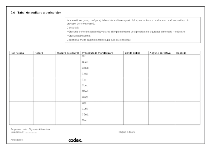 template haccp Page 11