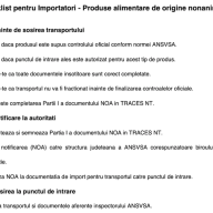 POS - Gestionarea importurilor de produse alimentare de origine nonanimală supuse controlului oficial